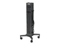 Bretford Manufacturing 8x Pre-Wired USB-C CUBE Tower, Charcoal, CTWR800USBC-CK, 41492239, Charging Stations