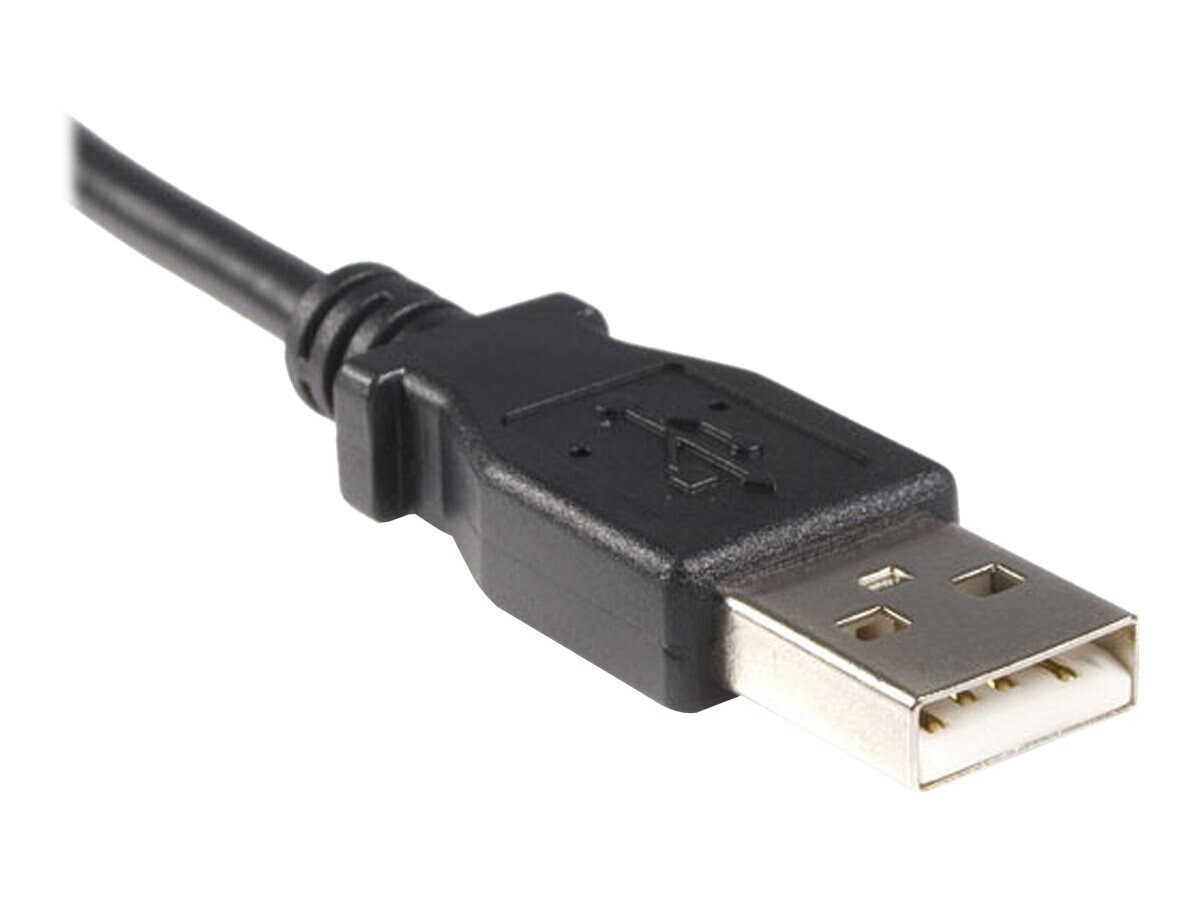 StarTech USB 2.0 Type-A to Micro-USB Cable (Black, 1') UUSBHAUB1