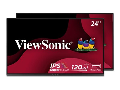 ViewSonic 23.8 VA2456A-MHD_H2 Full HD LED-LCD Dual Monitors, VA2456A-MHD_H2, 41878857, Monitors