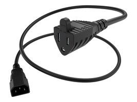 UNC Group PWCD-515RC14-10A-06F-BLK Main Image from Front