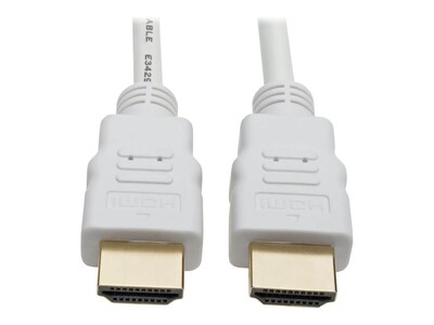 Tripp Lite Ultra HD 4Kx2K High Speed HDMI M M Digital Video Cable with Audio, White, 16ft, P568-016-WH, 34158535, Cables