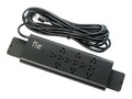 Bretford Manufacturing Electrical Unit (12) Outlet 20ft Cord, Winder, Black, E12, 11547175, Power Strips