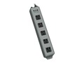 Tripp Lite Waber Industrial Power Strip, 5-Outlet, 6 ft. (1.83 m) Cord, Switchless, 602, 41589710, Power Strips