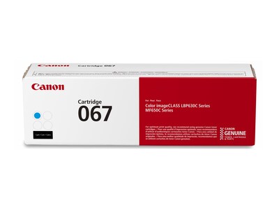 Canon Cyan 067 Toner Cartridge, 5101C001, 41594769, Toner and Imaging Components - OEM Canon Cyan 067 Toner Cartridge, 5101C001, 41594769, Toner and Imaging Components - OEM