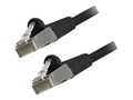 Comprehensive Cat6 STP Snagless Shielded Ethernet Cable, Black, 15ft, CAT6STP-15BLK, 36824562, Cables