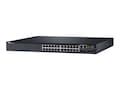 Dell S3124P 1U RM PoE+ L3 Managed Switch 2GB RAM 24xGbE PoE+ 30.8W 2x10GbE SFP+ 2xGbE LAN 1x715W, 463-7670, 41049378, Network Switches