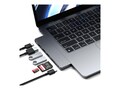 Satechi Pro Hub Slim-Space Gray, ST-HUCPHSM, 41612578, Docking Stations & Port Replicators