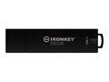 Kingston 128GB IronKey D500S Military-grade FIPS 140-3 Level 3 USB 3.2 Gen 1 Flash Drive, IKD500S/128GB, 41701895, Flash Drives
