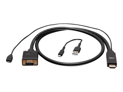 C2G HDMI to VGA 1080p Active Video Adapter Cable, 10ft, C2G41473, 41262330, Cables C2G HDMI to VGA 1080p Active Video Adapter Cable, 10ft, C2G41473, 41262330, Cables