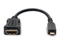 Tripp Lite Micro HDMI Male (Type D) to HDMI Female Adapter, 6, P142-06N-MICRO, 16657795, Adapters & Port Converters