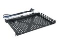 L-Com 1SP Vented Shelf, 4PK , U1V-4, 37010190, Rack Mount Accessories