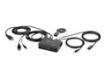 StarTech.com 2-PORT COMPACT 4K KVM SWITCH -, C2-H46-UAC-CBL-KVM, 41644572, KVM Switches