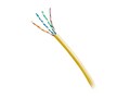 C2G CAT6 Bulk Unshielded (UTP) Ethernet Network Cable with Solid Conductors, Yellow, 1000ft, TAA, C2G56037                      , 41844246, Cables