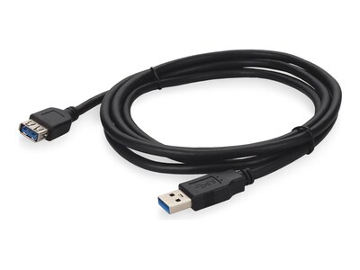 AddOn USB 3.0 (A) Male to Male Cable, Black, 2m, USB3EXTAA2MMF, 41059547, Cables