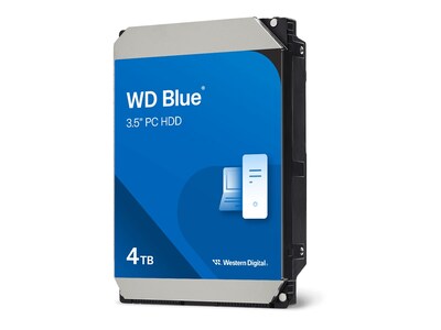 Western Digital 4TB WD Blue SATA 6Gb s CMR 3.5 Internal Hard Drive - 128MB Cache, WD40EZZX                      , 42078554, Hard Drives - Internal