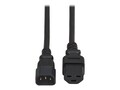 Eaton 15A 250V 14AWG C14 to C21 Heavy-Duty Power Cord, Black, 6ft, P037-006                      , 41910969, Power Cords