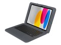 ZAGG Rugged Book Connect Keyboard Case w  Trackpad for iPad (A16 10th) - Black, 103219575                     , 42065443, Keyboard/Mouse Combinations