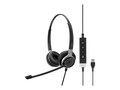 EPOS Double-Sided Wired USB Headset , 1000650, 41200771, Headphones
