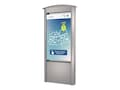 Peerless-AV Silver Smart City Kiosk with 55 Xtreme High Bright Outdoor Display, KOP55XHB-S, 41548246, Digital Signage Kiosks & Kiosk Enclosures