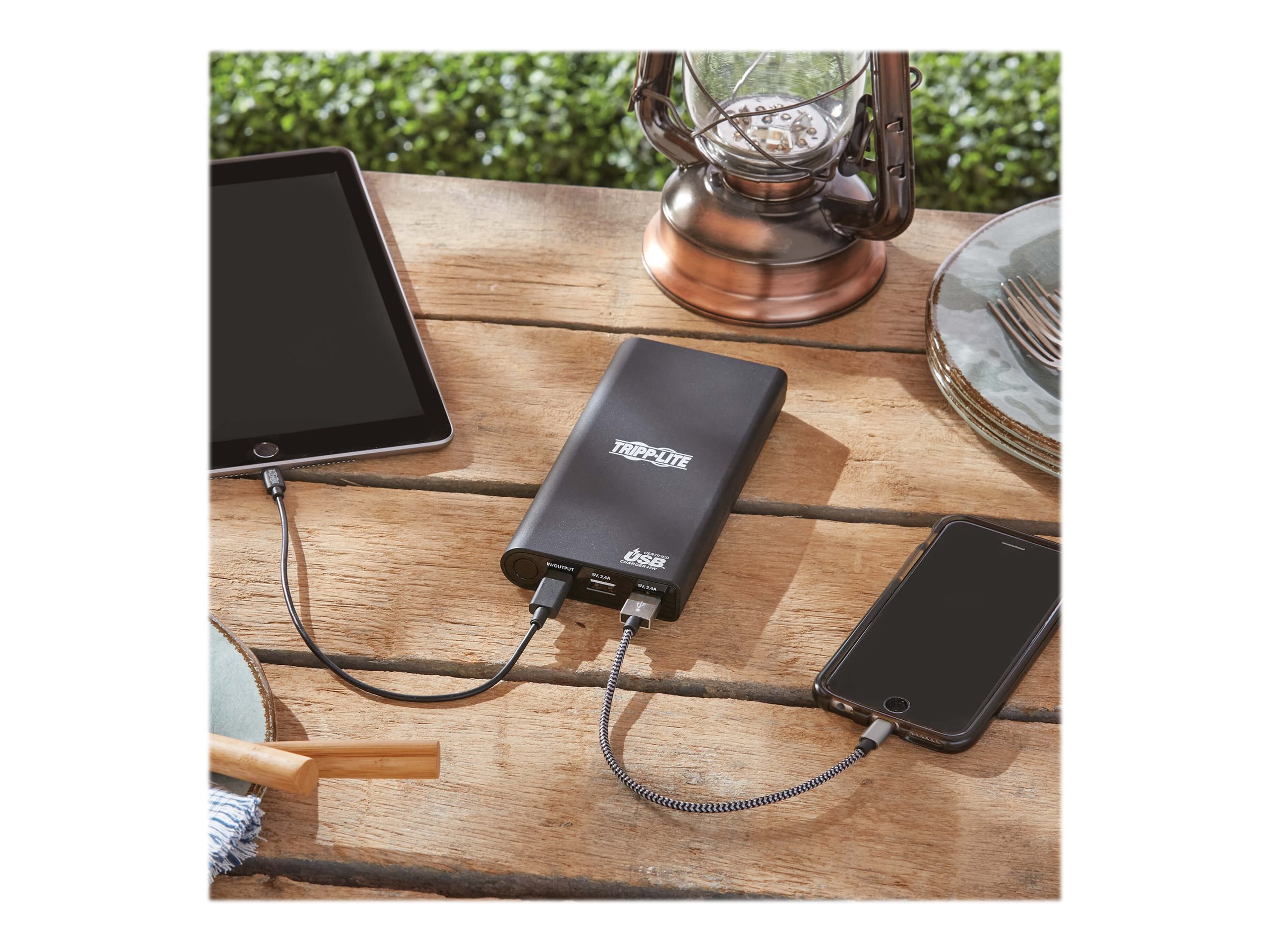 Tripp Lite Portable Charger - 2x USB-A, USB-C with PD Charging