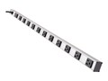 Tripp Lite Multiple Outlet Strip, 15-Amp, (12) Outlet, 15ft Cord, Silver, PS3612, 124925, Power Strips