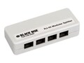 Black Box RJ-45 Unshielded Mod Splitter 1RJ-45 4RJ-45 B Pin, FM805-R2, 35775754, Adapters & Port Converters
