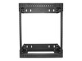 StarTech.com 2-Post 12U 19 Open Frame Adjustable Depth Heavy-Duty Wall Mount Network Server Rack for Data AV, RK12WALLOA, 34643531, Racks & Cabinets