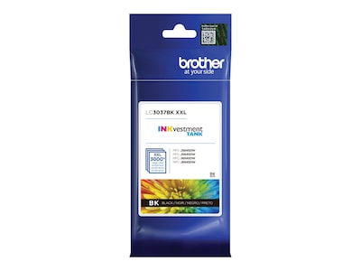 Brother Black LC3037BK INKvestment Tank Super High-Yield Ink Cartridge, LC3037BK, 36247101, Ink Cartridges & Ink Refill Kits - OEM Brother Black LC3037BK INKvestment Tank Super High-Yield Ink Cartridge, LC3037BK, 36247101, Ink Cartridges & Ink Refill Kits - OEM