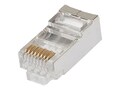 Monoprice CAT6 8P8C RJ-45 Shielded Stranded Plug, 100-Pack, 7301 , 41898192, Cable Accessories Monoprice CAT6 8P8C RJ-45 Shielded Stranded Plug, 100-Pack, 7301 , 41898192, Cable Accessories