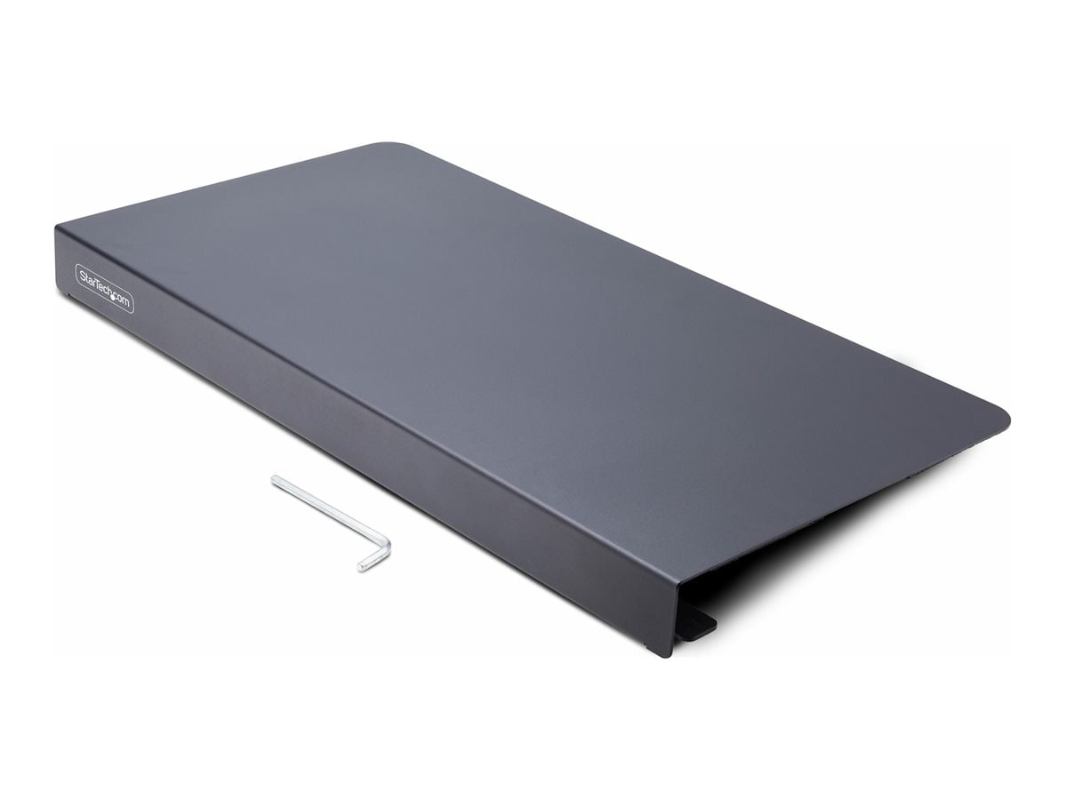 StarTech.com Clamp-On Steel Desk Corner Sleeve Tray for 0.5