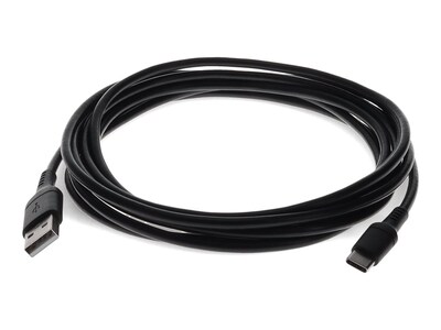AddOn USB-C Male to USB 2.0 Type A Male Sync and Charge Cable, Black, 3m, USBC2USB3MB, 41294985, Cables