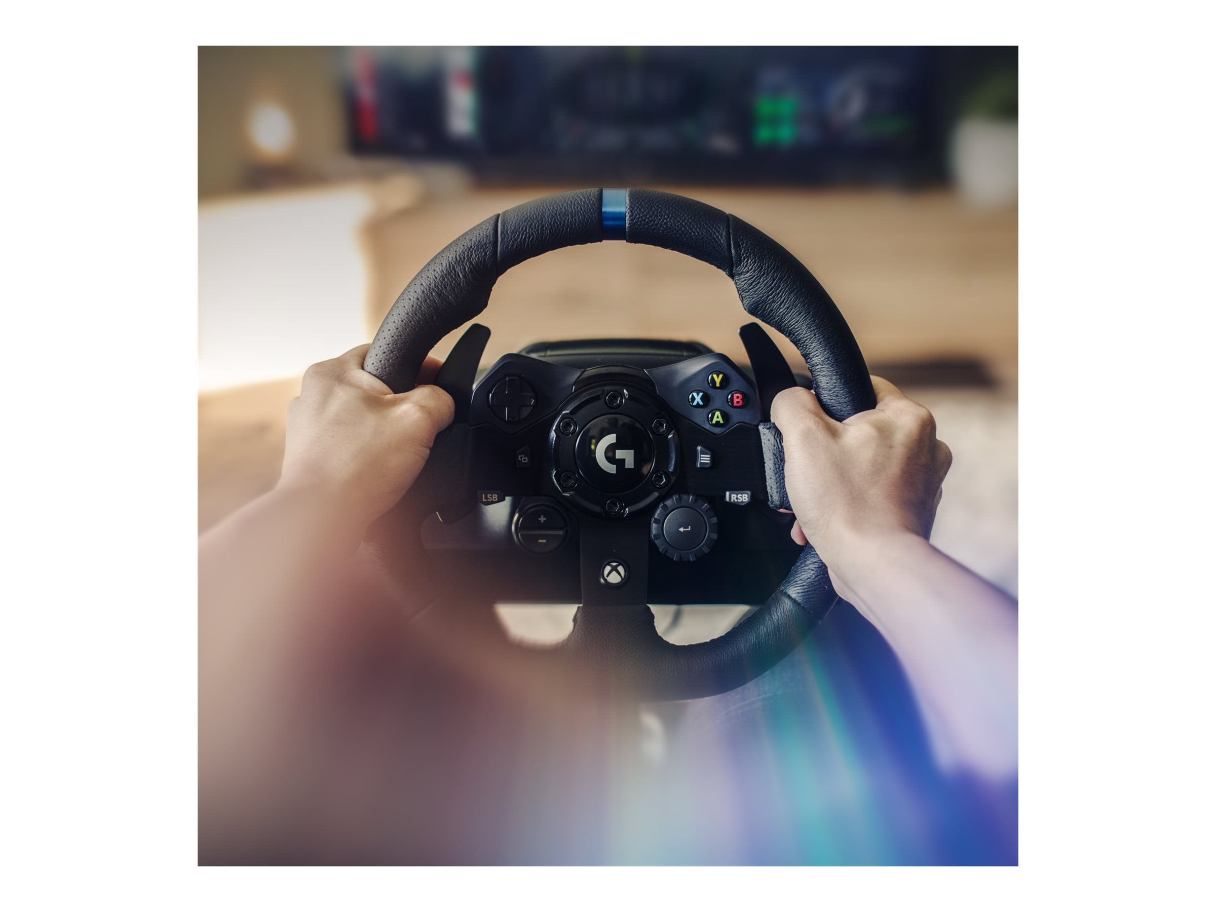 Logitech G923 TRUEFORCE Sim Racing Wheel and Pedals for PC