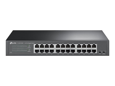 TP-LINK 24-Port 10 100 1000Mbps Gigabit 13 Rackmountable Switch, 48Gbps Capacity, TL-SG1024D, 13685942, Network Switches TP-LINK 24-Port 10 100 1000Mbps Gigabit 13 Rackmountable Switch, 48Gbps Capacity, TL-SG1024D, 13685942, Network Switches