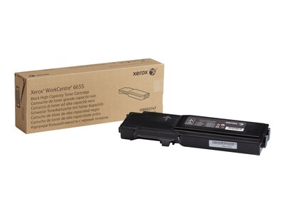 Xerox Black High Capacity Toner Cartridge for WorkCentre 6655, 106R02747, 17718625, Toner and Imaging Components - OEM
