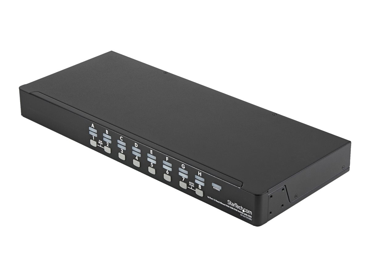 StarTech.com USB KVM Switch Kit with OSD and Cables, Rack Mount