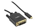 Rocstor USB-C to DVI-D M M Cable, 6ft, Y10C205-B1, 35252021, Cables Rocstor USB-C to DVI-D M M Cable, 6ft, Y10C205-B1, 35252021, Cables