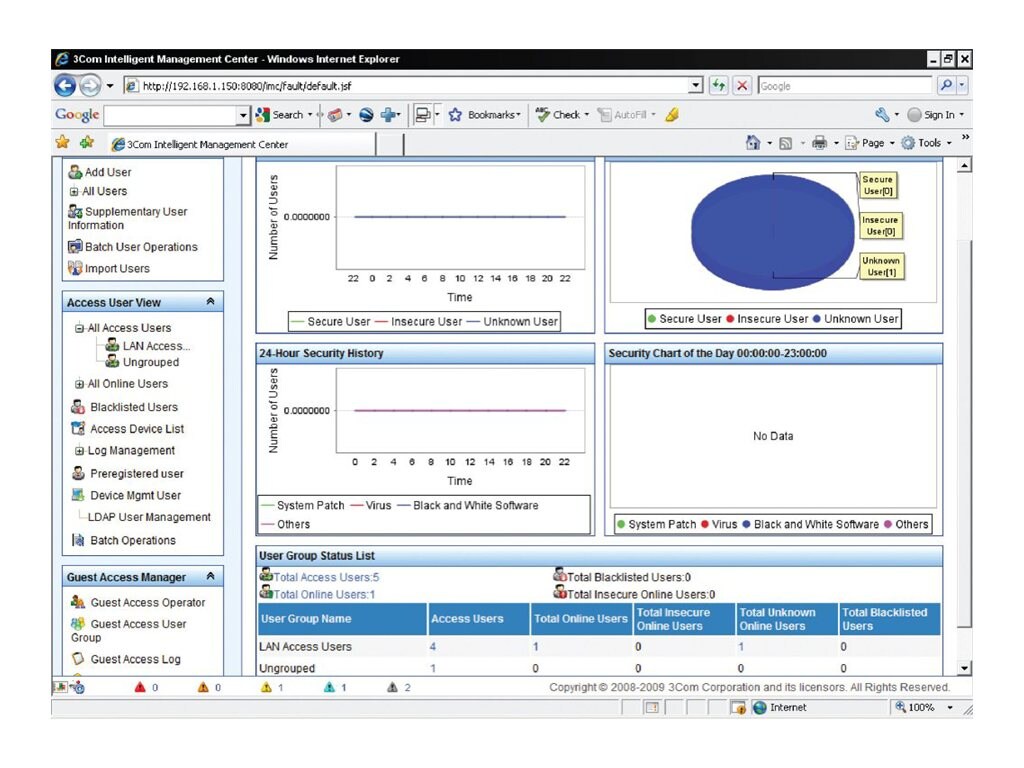 HPE IMC User Authentication Management Software Module with 200 (JF388AAE)