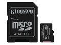 Kingston 128GB MicroSDXC UHS-I Canvas Select Plus Memory Card with SD Card, Class 10, SDCS2/128GB, 37691212, Memory - Flash