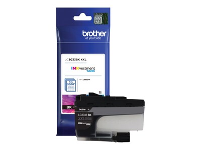 Brother Black LC3033BK INKvestment Tank Super High Yield Ink Cartridge, LC3033BK, 35855535, Ink Cartridges & Ink Refill Kits - OEM