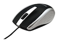 Verbatim Corded Notebook Optical Mouse, Silver, 99741, 34196283, Mice & Cursor Control Devices