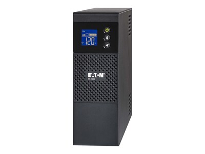 Eaton 5S LCD 1000VA 600W 120V Line-Interactive Tower UPS 5-15P Input 6ft Cord (5S1000LCD), 5S1000LCD, 15792485, Battery Backup/UPS