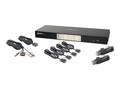 IOGEAR 4-Port DualView,  Dual-Link DVI KVM Switch, GCS1644, 9848690, KVM Switches