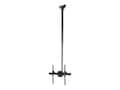 StarTech.com 3.5'-5' Pole Ceiling TV Mount for 32-75 Displays, FLATPNLCEIL, 33761447, Stands & Mounts - Digital Signage & TVs