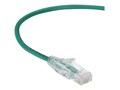 Black Box CAT6 28AWG 250MHz UTP Slim-Net Patch Cable, Green, 12ft , C6PC28-GN-12, 34628306, Cables Black Box CAT6 28AWG 250MHz UTP Slim-Net Patch Cable, Green, 12ft , C6PC28-GN-12, 34628306, Cables