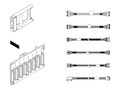 Lenovo ThinkSystem SR860 V3 8x 2.5 AnyBay Backplane Option Kit, 4XB7A86631 , 41924150, Drive Mounting Hardware Lenovo ThinkSystem SR860 V3 8x 2.5 AnyBay Backplane Option Kit, 4XB7A86631 , 41924150, Drive Mounting Hardware