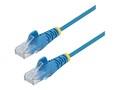 StarTech.com CAT6 Snagless Slim Ethernet Cable, Blue, 6, N6PAT6INBLS, 35236056, Cables