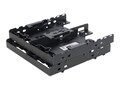Icy Dock FLEX-FIT Quattro MB344SP 4 x 2.5” Hard Drive Solid State Drive Bracket for External 5.25” Bay, MB344SP, 32333619, Drive Mounting Hardware