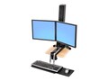 Ergotron Workfit-S Dual Sit-Stand Workstation, 33-341-200, 11799815, Furniture - Miscellaneous