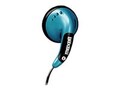 Maxell Color Buds w  Mic - Blue, 196141, 17605663, Headsets (w/ microphone)