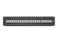 Leviton 48P 2U QP PANEL W  CAT 5E, 5G270-U48                     , 41952262, Premise Wiring Equipment